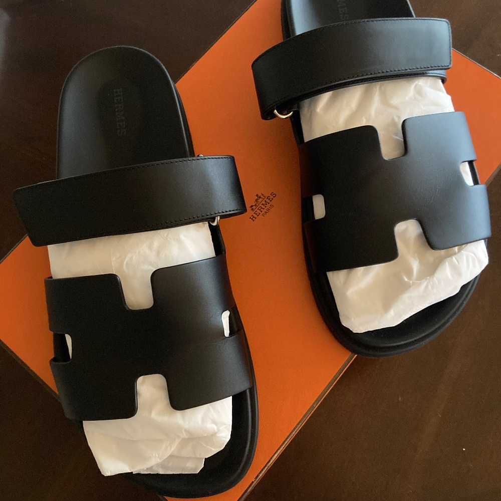 Hermes Chypre sandal Noir